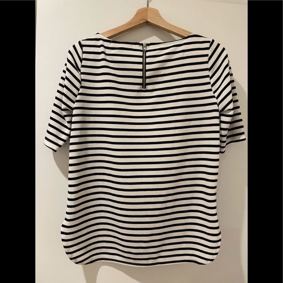 Navy and white striped top - Picture 2 of 3